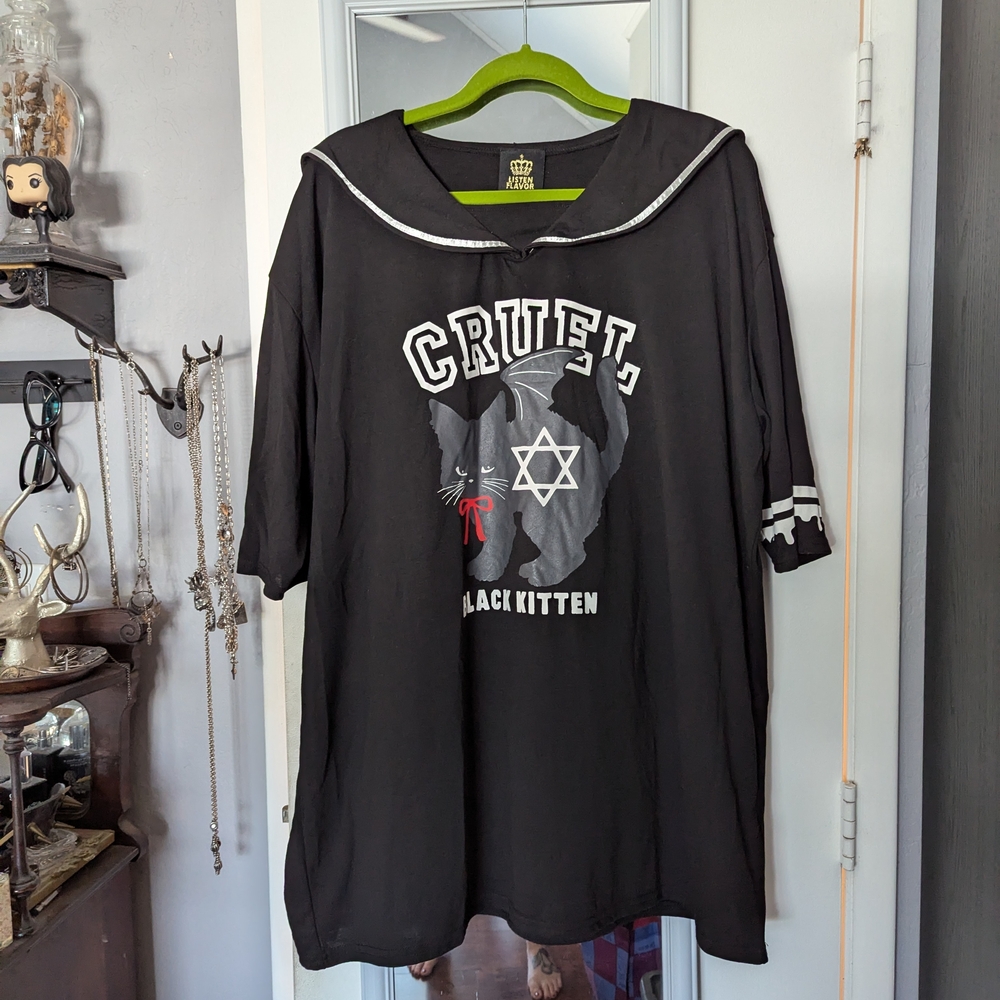 Black Kitten Women's Top